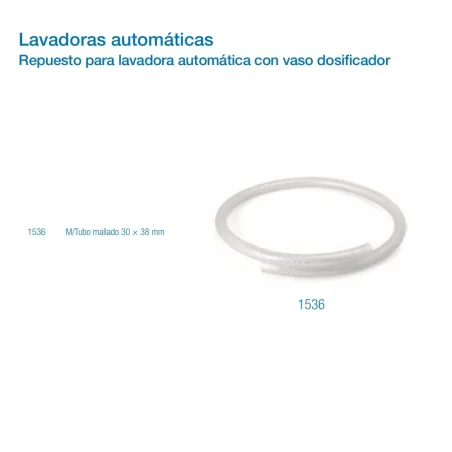 M/ TUBO TRANSPARENTE 30 X 38 MALLADO