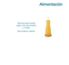 Tetina de Caucho Natural para Corderos y Cabritos | Iniciación y 1ª Edad