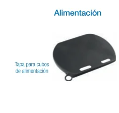 Tapa para cubos de alimentación de corderos y cabritos