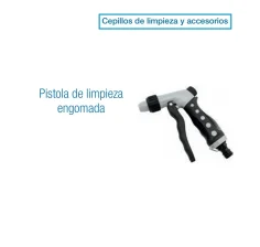 Pistola de limpieza engomada | Vástago metálico