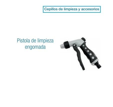 Pistola de limpieza engomada | Vástago metálico