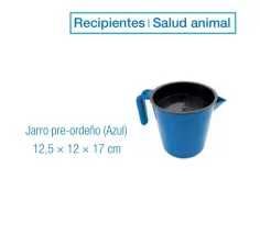 Jarro Pre-Ordeño Azul para Higiene de Pezones | Salud Animal
