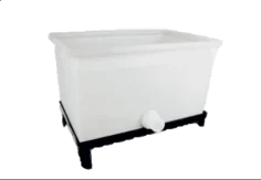 PILA DE LAVADO EN PVC CON CAPACIDAD DE 80 LITROS SOPORTE + DESAGÜE
