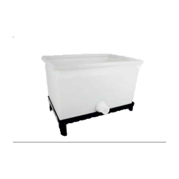 PILA DE LAVADO EN PVC CON CAPACIDAD DE 80 LITROS SOPORTE + DESAGÜE