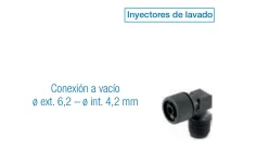 Conexión a vacío Ø6,2/4,2 mm | Inyectores de lavado