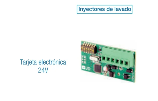 Tarjeta Electrónica 24V | Inyectores de Lavado