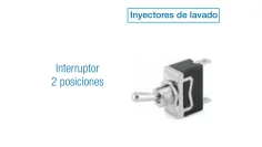 Interruptor 2 Posiciones para Inyectores de Lavado | Ordeño
