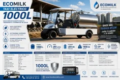 Taxi Eléctrico ECOMILK 1000 L para Alimentación de Terneros