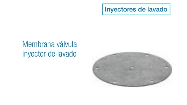 Membrana válvula inyector de lavado | Sala de ordeño