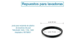 Junta para recipiente lavadoras DeLaval TWA/ALWA 1600-1800