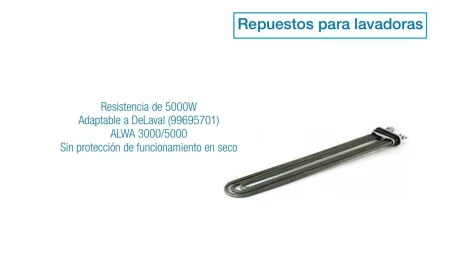 Resistencia 5000W DeLaval 99695701 ALWA 3000/5000