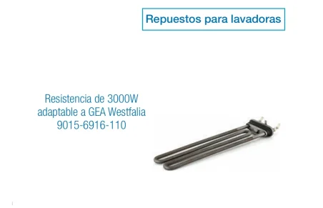 Resistencia 3000W GEA Westfalia 9015-6916-110