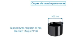 Copa de lavado para vacas | Flaco Boumatic Surge 21136
