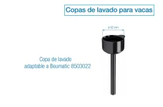 Copa de Lavado Ø 52 mm Adaptable a Boumatic 8503022 | Vacas