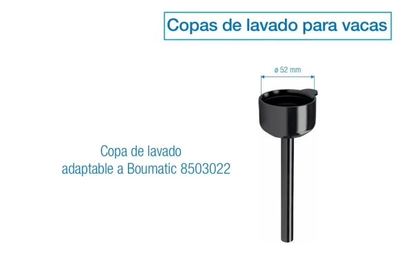 Copa de Lavado Ø 52 mm Adaptable a Boumatic 8503022 | Vacas