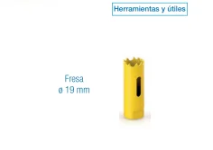 Fresa Ø 19 mm para herramientas y útiles