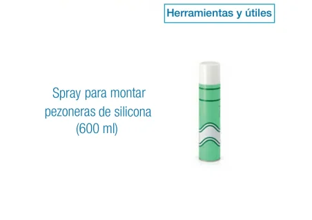 Spray 600 ml para montar pezoneras de silicona