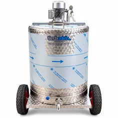 Carro Dispensador de Calostro Premium | Acero Inoxidable