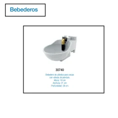 Bebedero de Plástico para Vacas