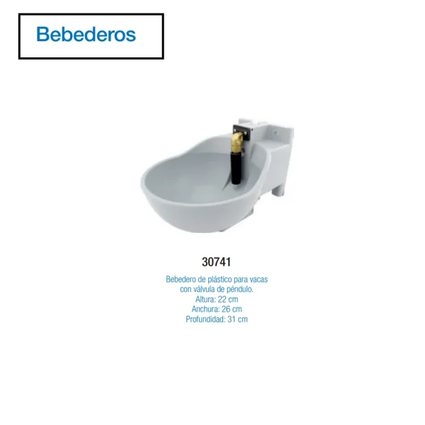 Bebedero de Plástico para Vacas
