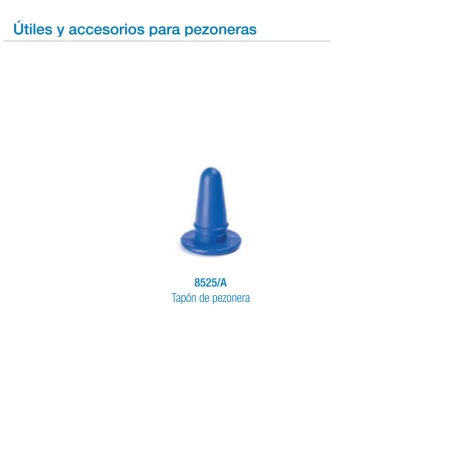 Tapón de pezonera azul 8525/A