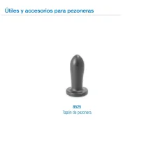 Tapón de pezonera negro