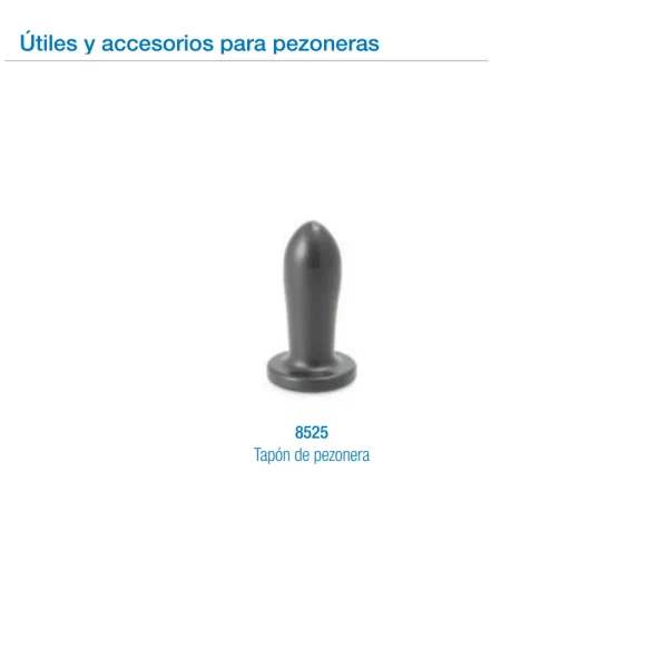 Tapón de pezonera negro