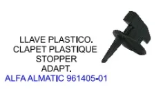 Llave plastico adapt. laval almatic 961405-01