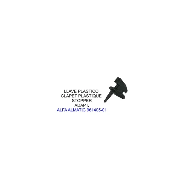 Llave plastico adapt. laval almatic 961405-01