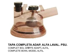 TAPA COMPLETA COLECTOR ALFA LAVAL 