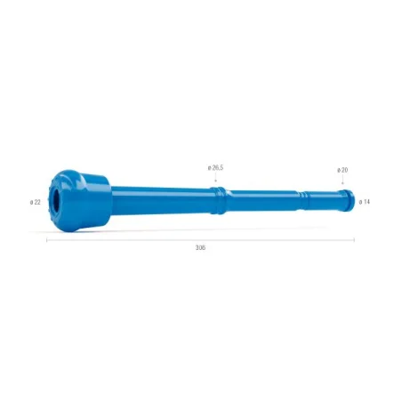Pezonera ordeño adapt. DeLaval 999008-01 / 964008 (Silicona)