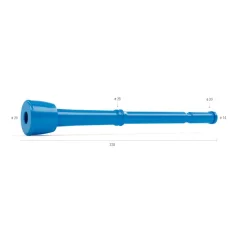 Pezonera ordeño adapt. DeLaval 999007-01 (Silicona)