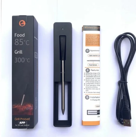 TERMOMETRO DIGITAL CON  BLUETOOTH PARA LECHE Y CARNE 