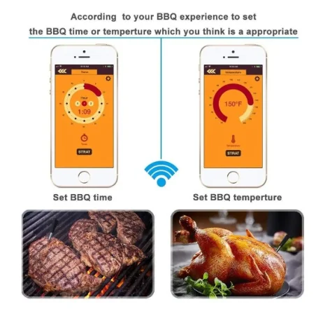 TERMOMETRO DIGITAL CON  BLUETOOTH PARA LECHE Y CARNE -1