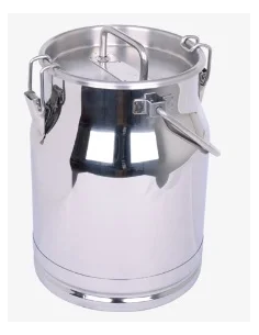 Cantara de Acero Inoxidable con capacidad de 10 Litros con bisagras