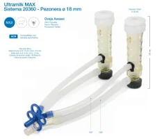Punto de ordeño ULTRAMILK MAX sistema 20360 - Pezonera 18 mm (Oveja Awassi)