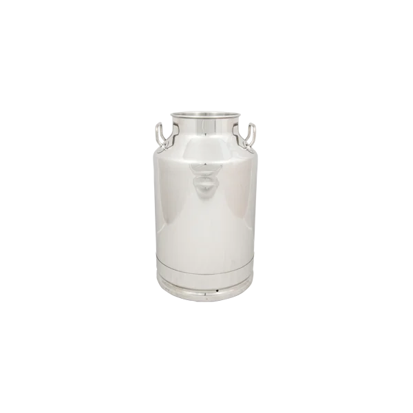 Cantara transporte de leche Acero inoxidable con bisagras y capacidad de 30 Litros 
