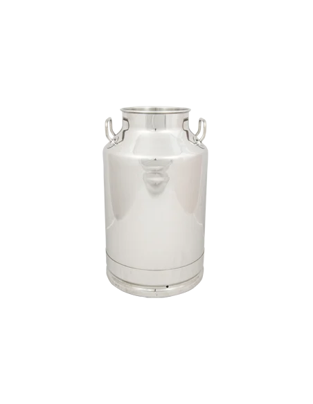 Cantara transporte de leche Acero inoxidable con bisagras y capacidad de 40 Litros