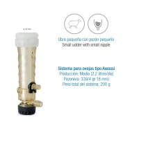 Pezonera completa y recambios para Ultramilk Mini 20381 ( Oveja Awassi )
