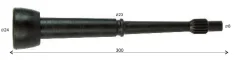 PEZONERA ALFA 960016-83 Caucho 