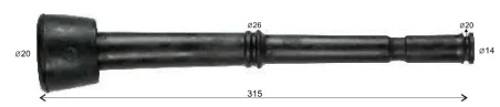 PEZONERA HARMONY 999007 caucho
