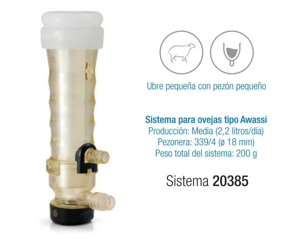 Pezonera completa y recambios para Ultramilk Max  S/V 20385 ( Oveja Awassi )
