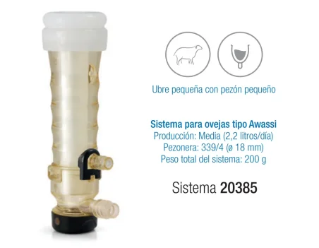 Pezonera completa y recambios para Ultramilk Max  S/V 20385 ( Oveja Awassi )
