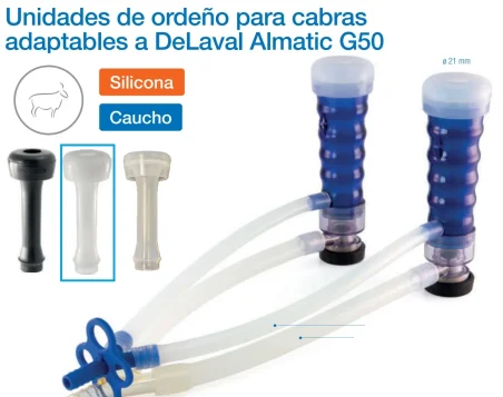 Punto de Ordeño g50 Completo para cabra/oveja G-50 Delaval