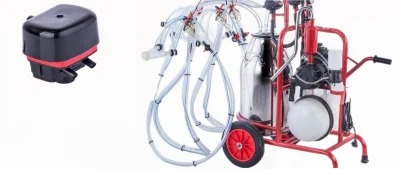 Carros de ordeño para cabras pulsación electrónica 