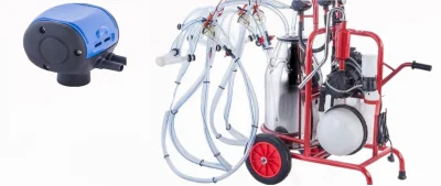 Carros de ordeño con pulsación neumática 