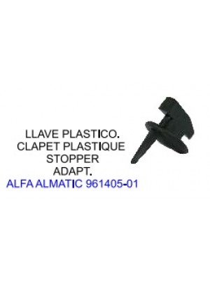 Llave plastico adapt. laval almatic 961405-01